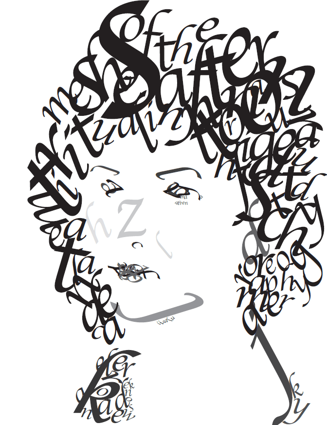 Typeface study of Maya Deren
